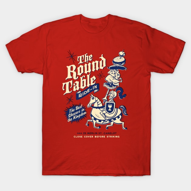 Round Table Ride-In T-Shirt by victorcalahan